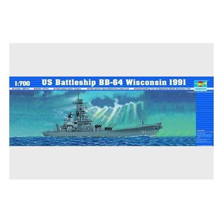 USS Wisconsin 1991  1:700