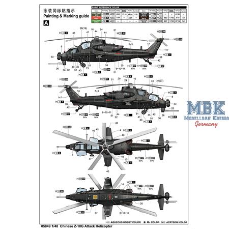 Chinese Z-10G Attack Helicopter
