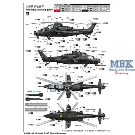 Chinese Z-10G Attack Helicopter