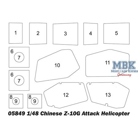 Chinese Z-10G Attack Helicopter