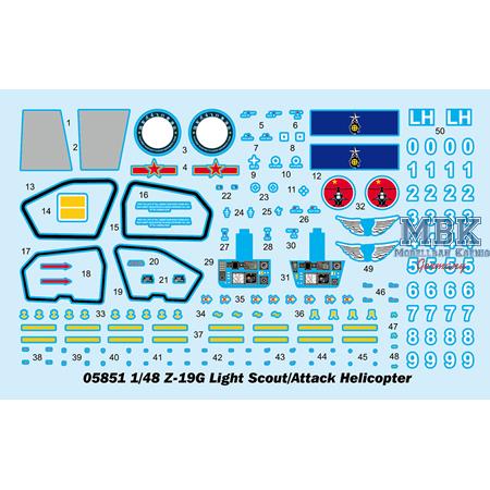Harbin Z-19G Light Scout / Attack Helicopter