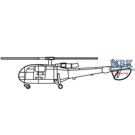 Alouette Helicopter 1:350