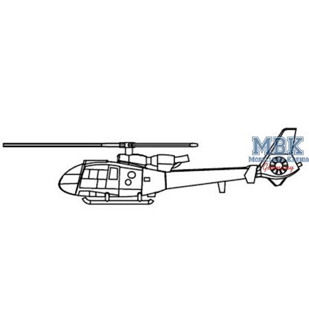 Gazelle Helicopter 1:350