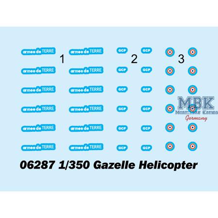 Gazelle Helicopter 1:350