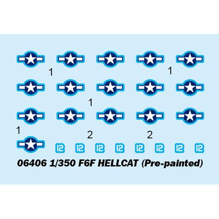 Grumman F-6F HELLCAT (Pre-painted) 1:350