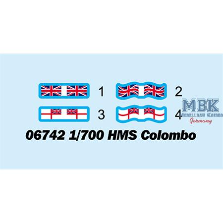 HMS Colombo 1:700