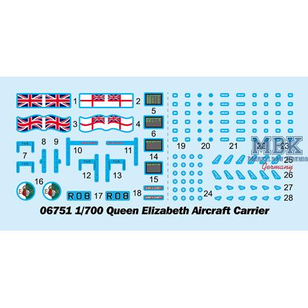 Queen Elizabeth Aircraft Carrier (1:700)