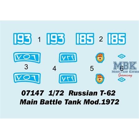 T-62 Main Battle Tank Mod.1972