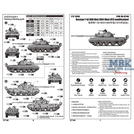 T-62 BDD Mod.1984 (Mod.1972 modification)