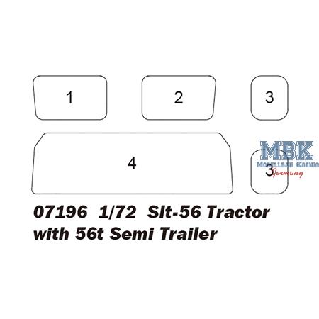 Slt-56 Tractor with 56t Semi Trailer