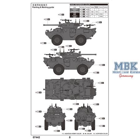 LAV-150 APC 90mm Mecar Gun