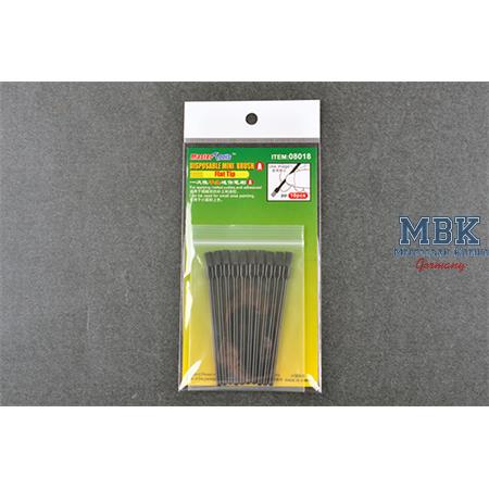Disposable Mini Flat Brush/Einweg Miniflachpinsel
