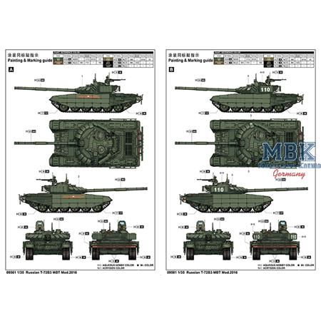 Russian T-72B3 MBT Mod. 2016