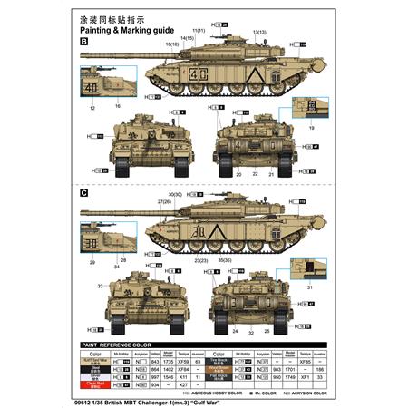 British MBT Challenger-1(mk.3) "Gulf War"