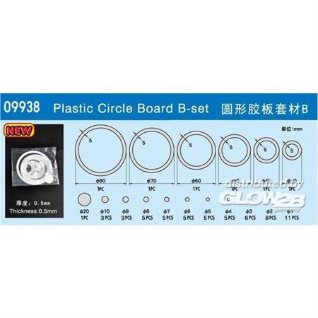 Master Tools: Plastic Circle Board B-set