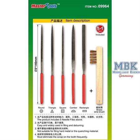 Assorted needle files set (Middle-Toothed)