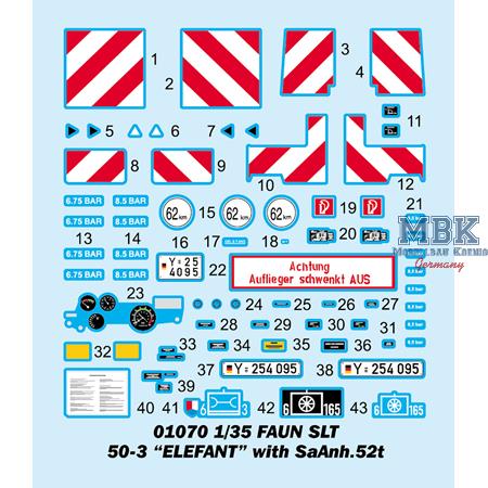 FAUN SLT 50-3 “ELEFANT” with SaAnh. 52t FAUN SLT 50-3 “ELEFANT” with SaAnh. 52t