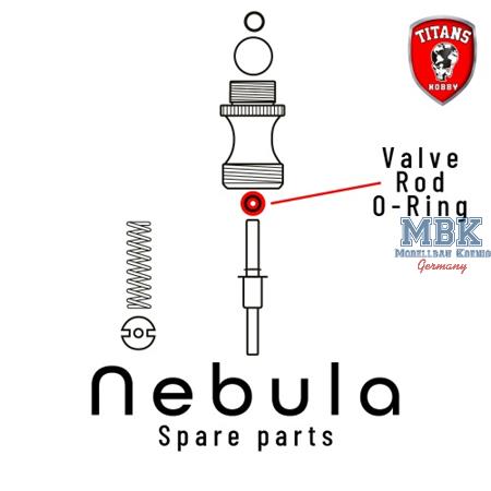 Sparepart 25. Valve Rod O-Ring for NEBULA Airbrush
