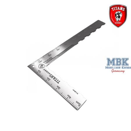 L Ruler with engraving guide