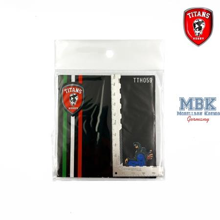 L Ruler with engraving guide