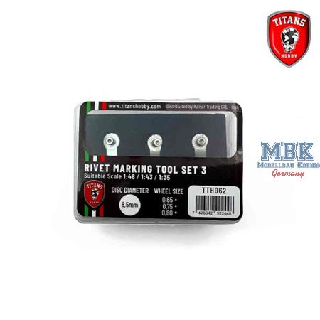 Rivet Maker Tool Set #3 for scales 1:48/1:43/1:35