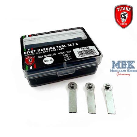Rivet Maker Tool Set #3 for scales 1:48/1:43/1:35