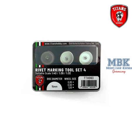 Rivet Maker Tool Set #4 for scales 1:48/1:35/1:32