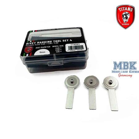 Rivet Maker Tool Set #4 for scales 1:48/1:35/1:32