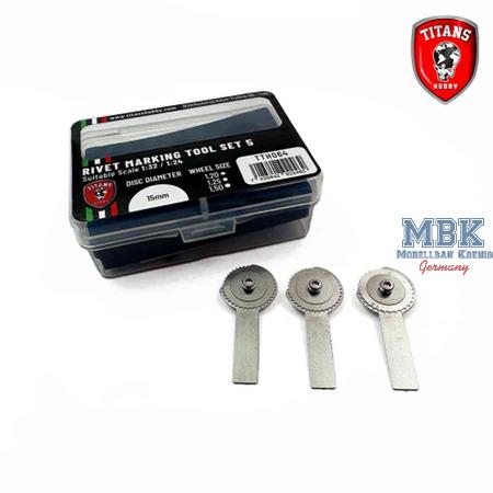 Rivet Maker Tool Set #5 for scales 1:32/1:24