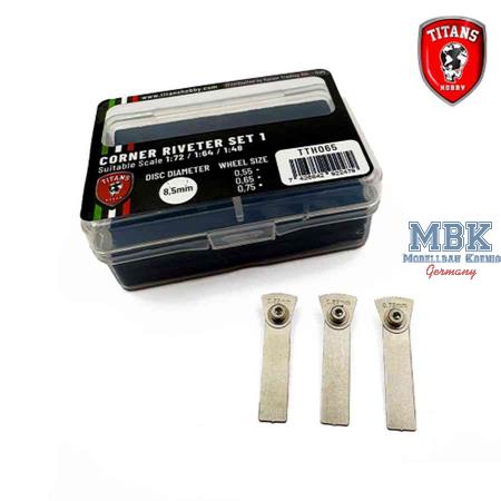 Rivet Maker Tool Set #1 for scales 1:72/1:64/1:48