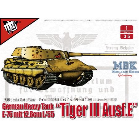 E-75 mit 12.8cm L/ 55  "Tiger III Ausf. E"