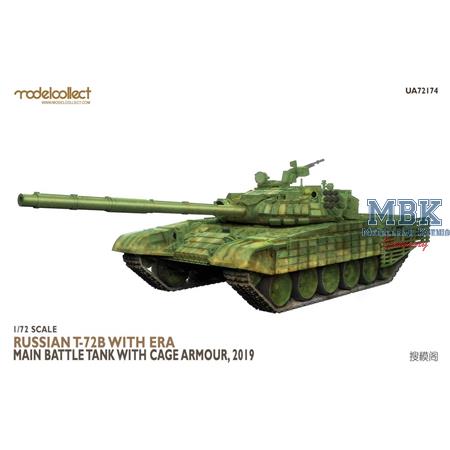 T-72B with ERA MBT with cage armour, 2019