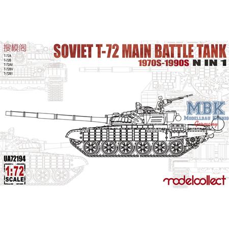 T-72 Main Battle Tank 1970S-1990S N in 1