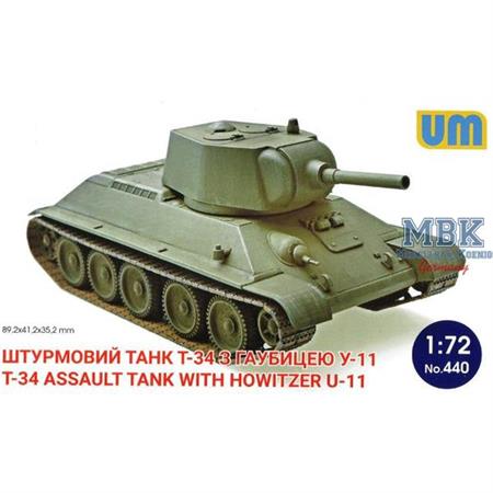 T-34 Assault Tank with Howitzer U-11