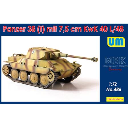 Panzer38(t) mit 7,5cm KwK40 L/48