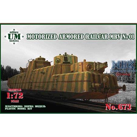 Motorized armored Railcar MBV No.1