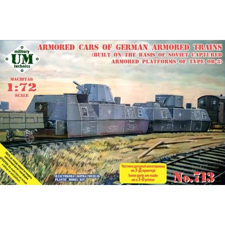 Armored Cars of German Armored Trains on capt.OB-3