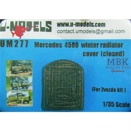 Mercedes 4500A Radiator cover closed