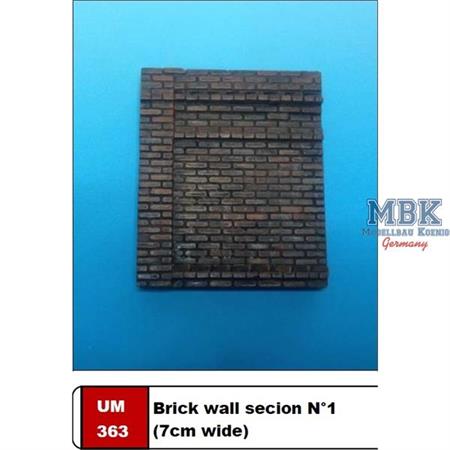 Brick wall secion N°1