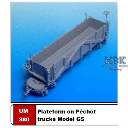 Plateform on Péchot trucks Model GS