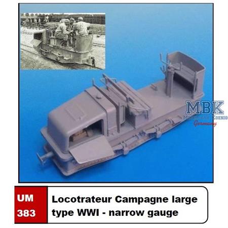 WW1 Locotrateur large type narrow gauge