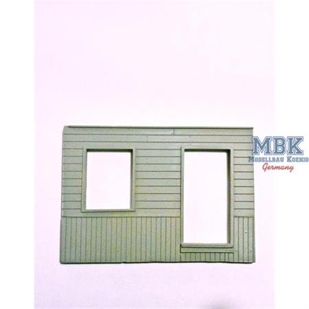 Russian wooden house section window/door (type 2)