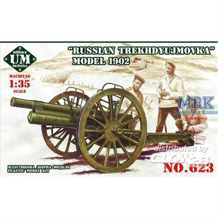 Russian Trekhdyujmovka 3inch gun, 1902