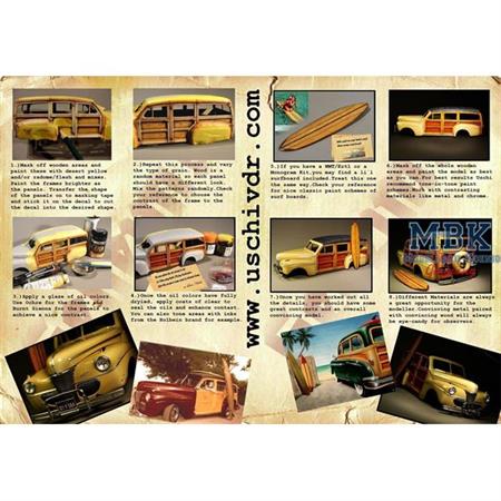 "Woodie Special" Woodgrain Cars, 1/24 - 1/25