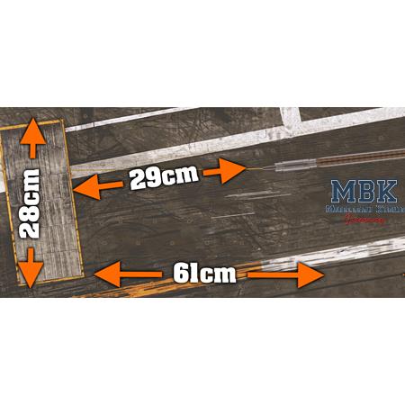 Carrier Deck mit Jet Blast Deflector (JBD) 1:48