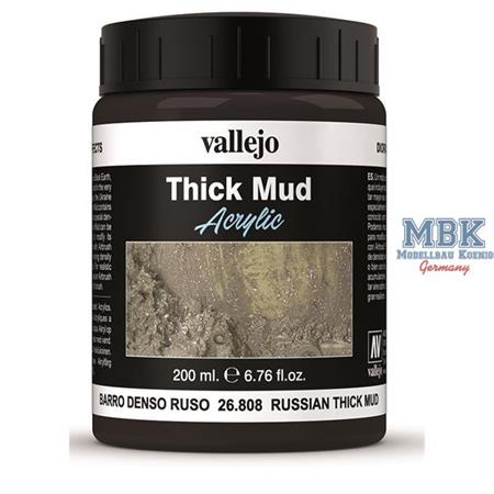 Vallejo Weathering Eff.Thick Mud Russian 200 ml