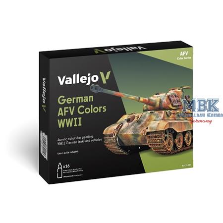 Model Color: German AFV Colors WWII (16 colors)