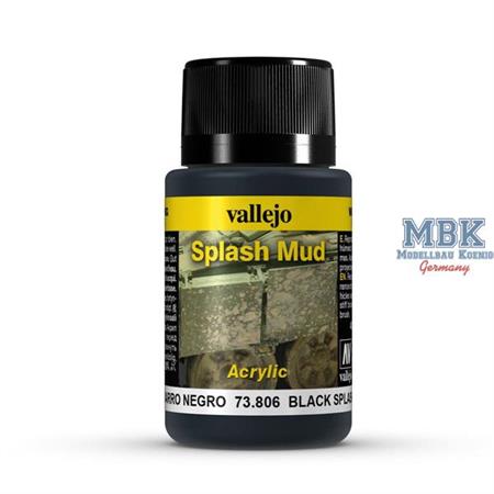 Weathering Effects Splash Mud Black