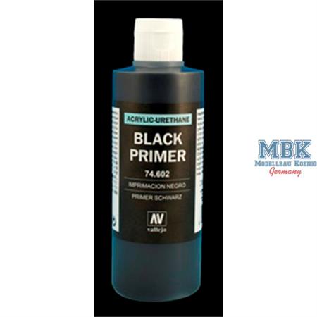 Vallejo Primer Black Acrylic-PU (200ml)