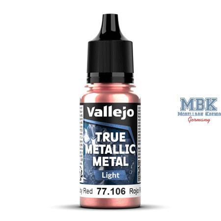 True Metallic Metal Light - Ruby Red